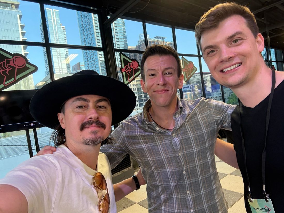 Steve with Philip DeFranco