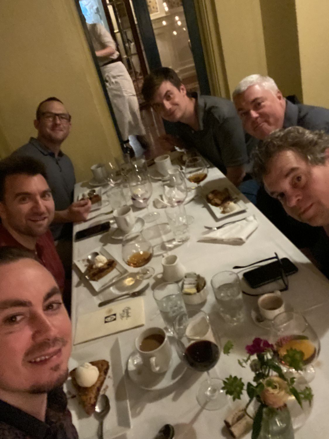 An early InfluenceLogic team dinner