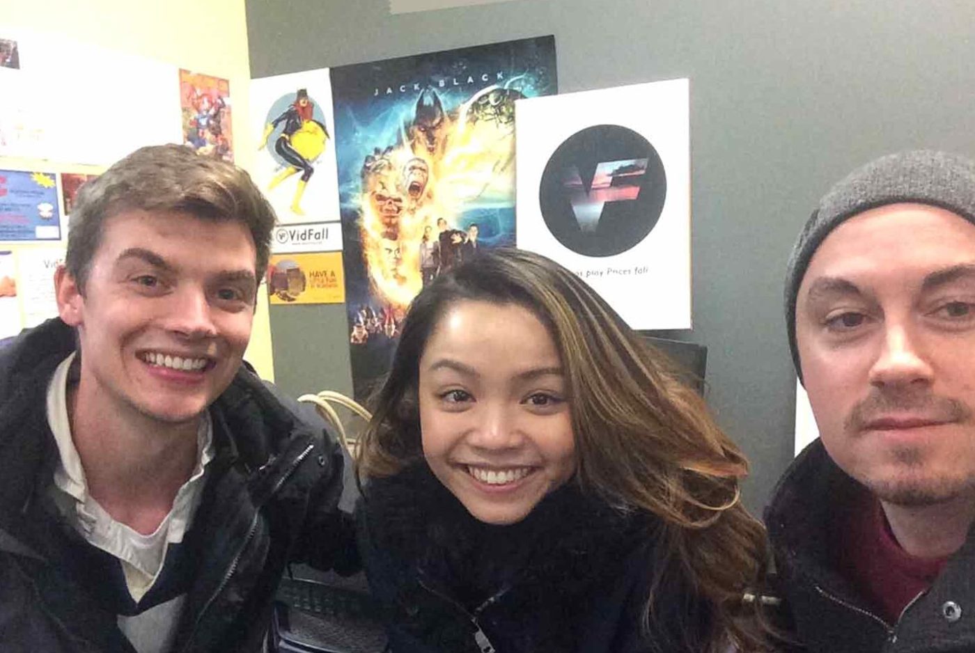 Joel and Steve with Trinh Pham in 2015