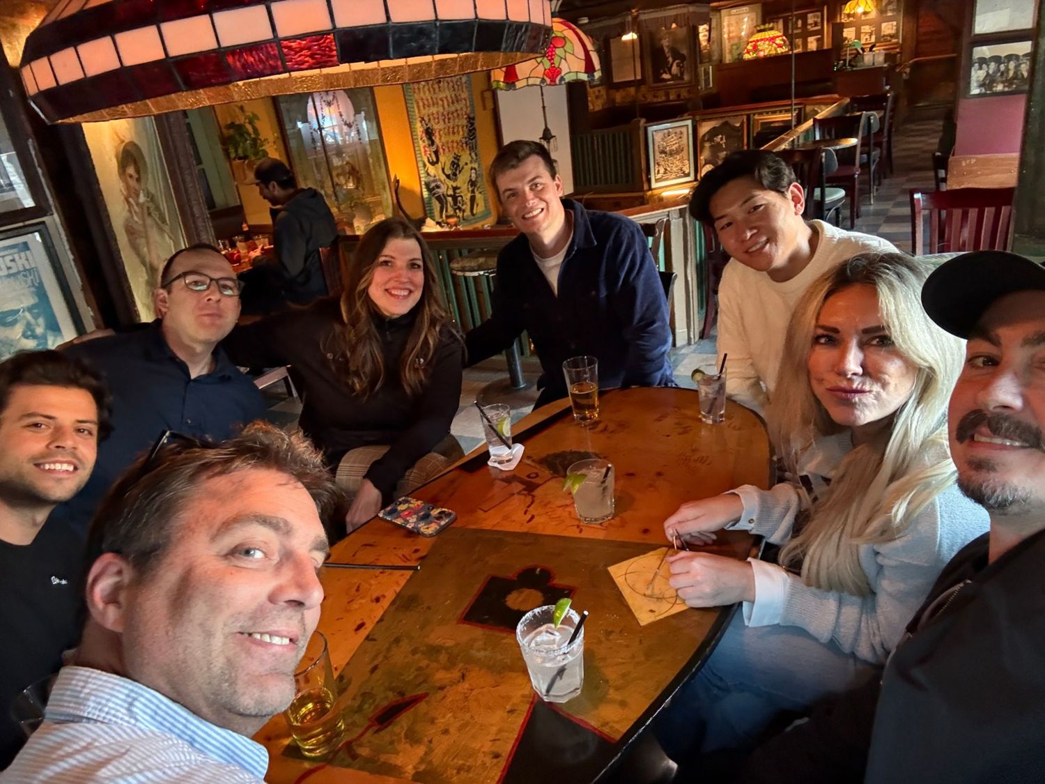 The InfluenceLogic team out together